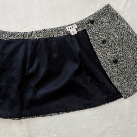 BCBG Paris Vintage 2pc Wool Set Blazer 6 Skirt 4 - Picture 4 of 8